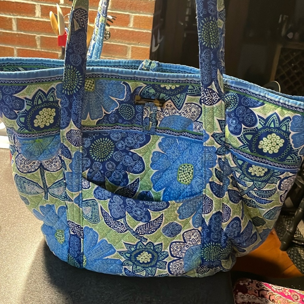 Vera Bradley Shoulder Bag Doodle Daisy patten